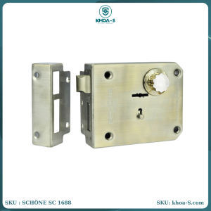 khóa cổng Đài Loan SCHÖNE SC 1688 - Cao Cấp Chính Hãng - BH 5 Năm
