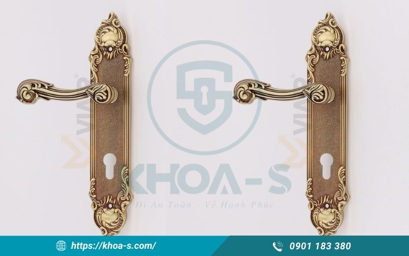 Khóa cửa phòng ngủ Viair với mẫu mã đa dạng, chất liệu cao cấp